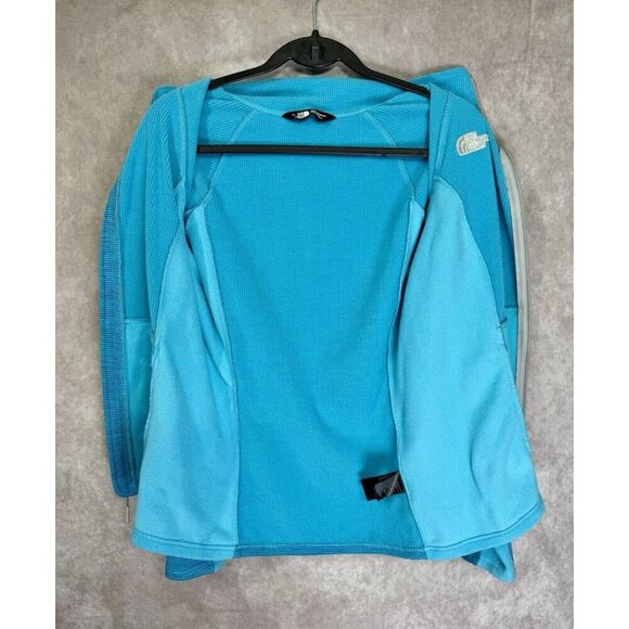 The North Face Jacket Women’s Medium Blue Castle Crag Full Zip Fleece Stretch - Picture 3 of 10